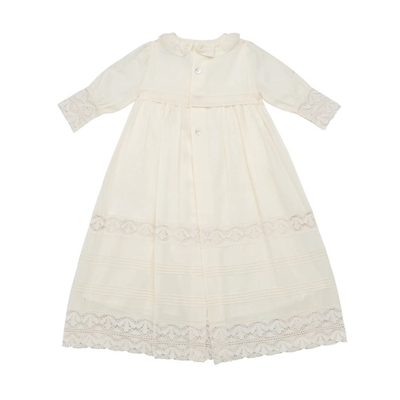 NWT Pili Carrera Heirloom Christening Baptism Gown w/Matching Bonnet&Bloomers 1M - Picture 7 of 14